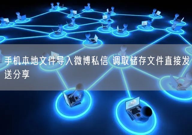 手机本地文件导入微博私信 调取储存文件直接发送分享