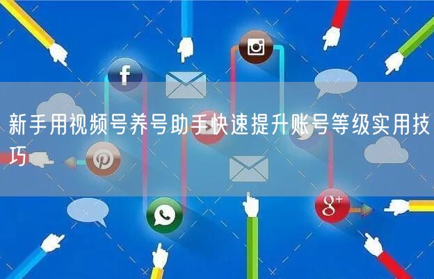 新手用视频号养号助手快速提升账号等级实用技巧