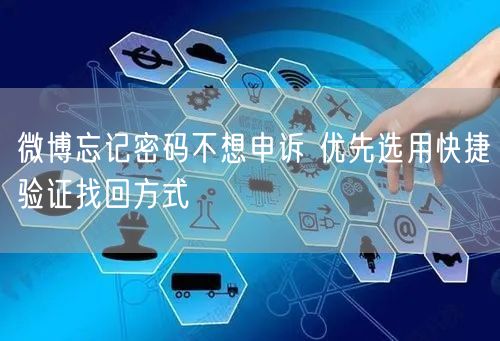 微博忘记密码不想申诉 优先选用快捷验证找回方式