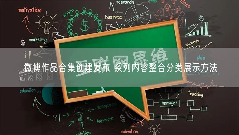 微博作品合集创建发布 系列内容整合分类展示方法